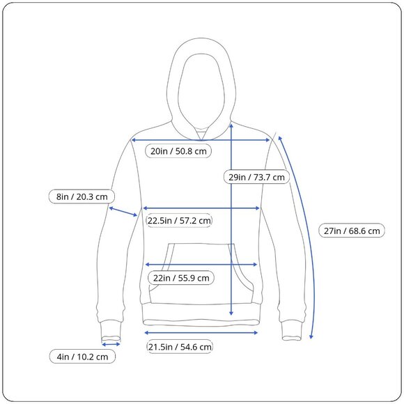 F.U.S.A.I Men's Blue Hoodie Sz XL - NWT - Picture 8 of 8